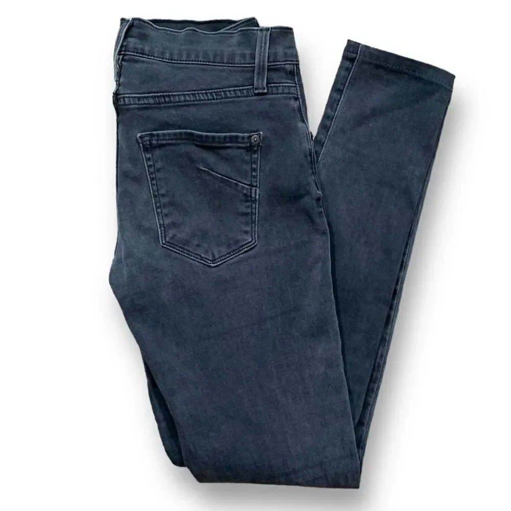 James Jeans Twiggy Washed Black Stretch Skinny Denim Size 25